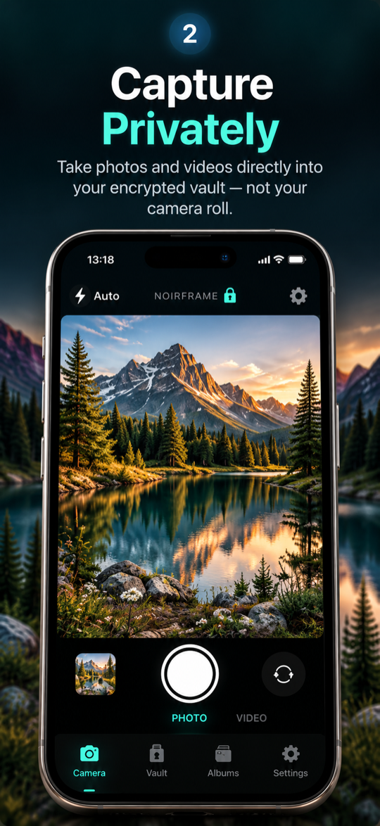Capture privately — Noirframe